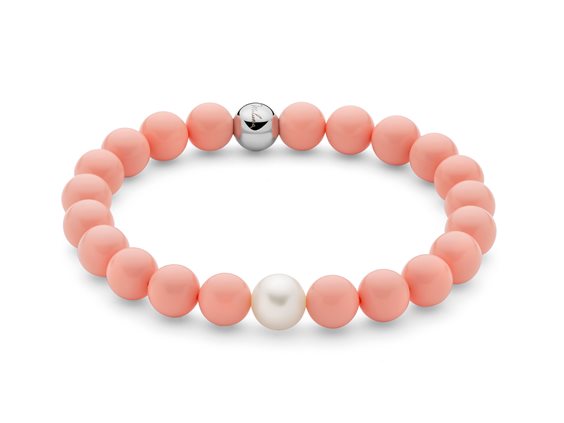 Bracciale Miluna Donna Terra E Mare in Argento Pasta di corallo PBR3659 - PBR3659